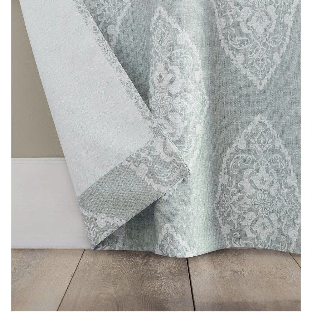 The Big One Paisley Scroll Window Curtain Panel Pack Of 2 Size 36”x 84